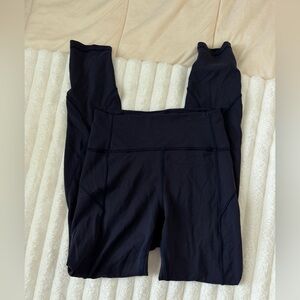 Lululemon Navy Blue High-Waist Leggings